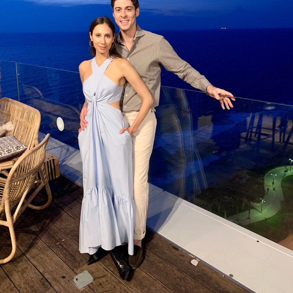 A.L.C. Light blue only worn once maxi dress